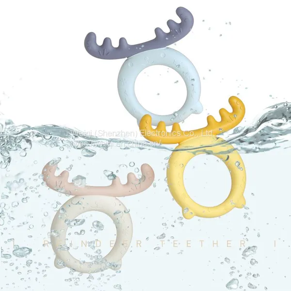 Silicone Deer Shape Toothbrush Chew Teether Toy photo-5