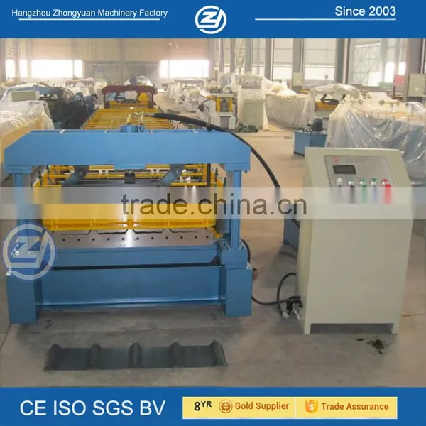 Galvanized Roofing Sheet Roll Forming Machine photo-3