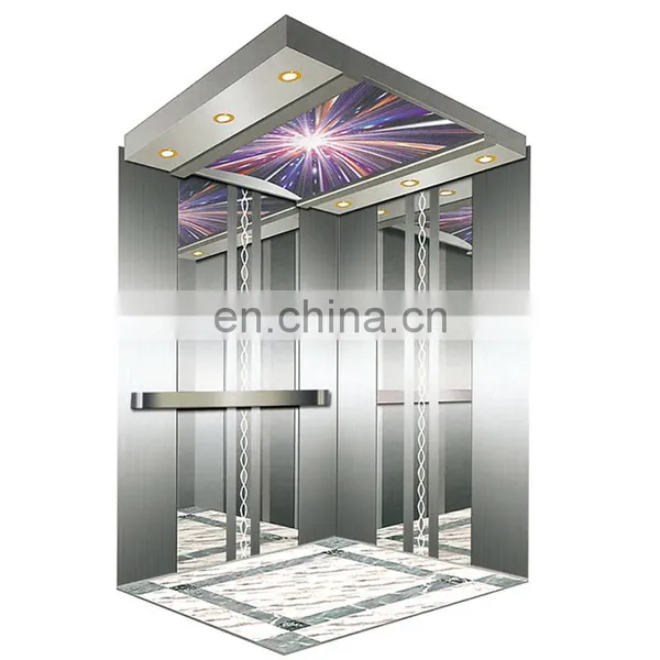 Popular Stainless Steel Material Elevator Cabin Decoration Design Price