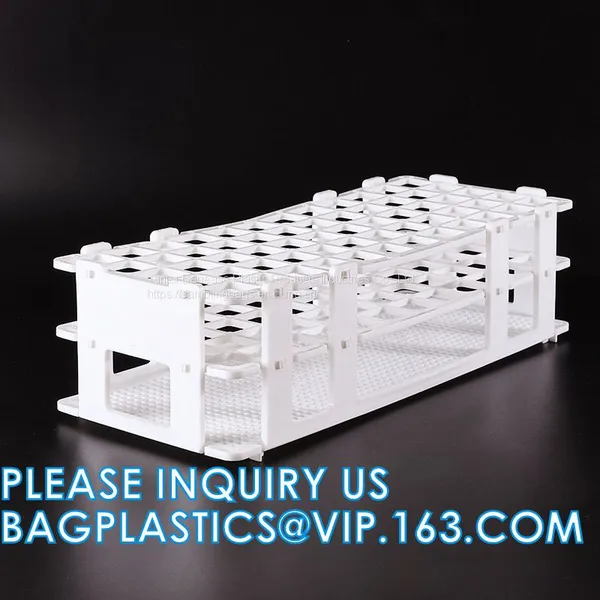 Laboratory Medical Different Color 16mm Removable Plastic Test Tube Rack, Detachable Centrifuge Tube Rack Color Tube Storage Rack Plastic Test Tube Rack photo-4
