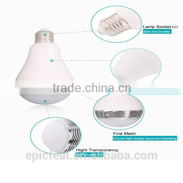 Manufacturor 2016 Blutooth Speaker,led Bulb Speaker,partable Speaker photo-6