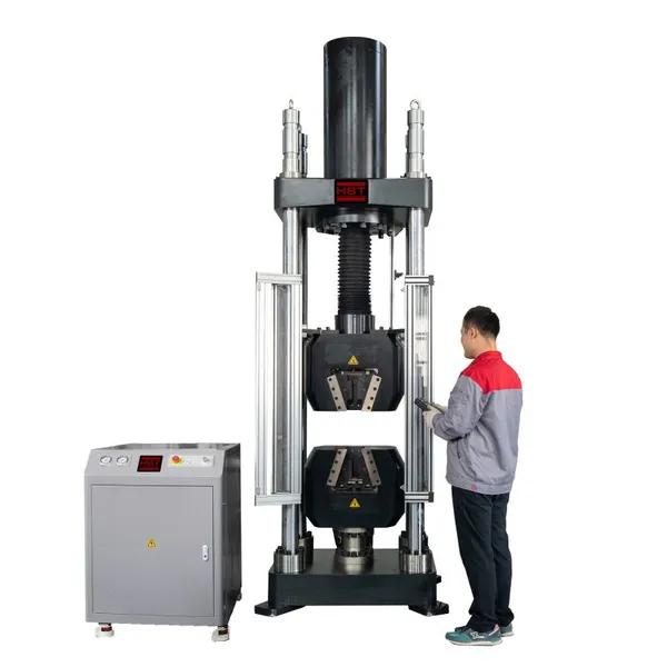 Hydraulic Compression Testing Electro-hydraulic Servo Universal Testing Machine Hydraulic Universal Metal Tensile Test Machine photo-4