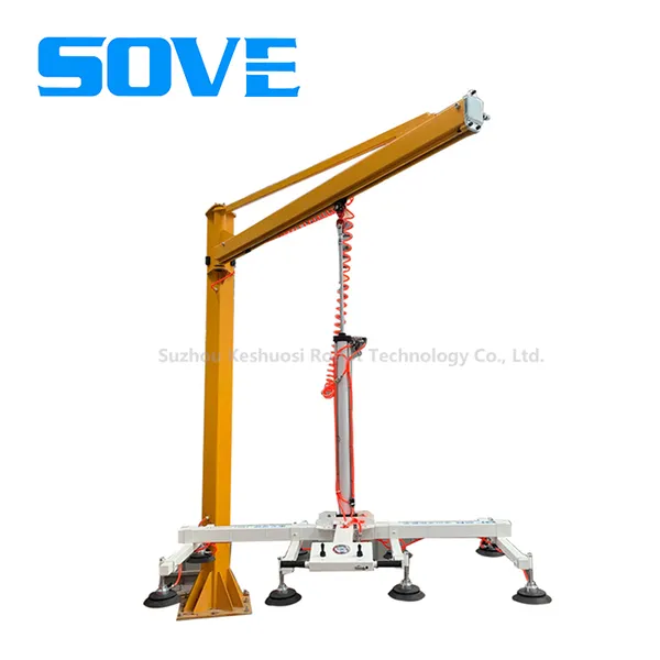 Vacuum Pneumatic Lifting Machine Stainless Steel Plate Suction Cup Hoisting Glass Manipulator Lifting Suction Cups