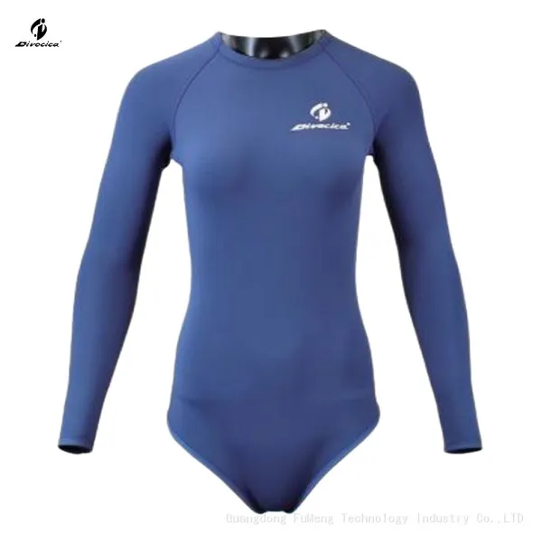 Wetsuit Women 2.5mm Neoprene Composite Fabric Water-related Activities Suit Back Zip Spring Wear