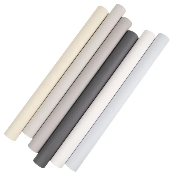 High-quality Solid Textured PVC Furniture Films Self-Adhesive Interior Modern Design Decorative Film photo-4