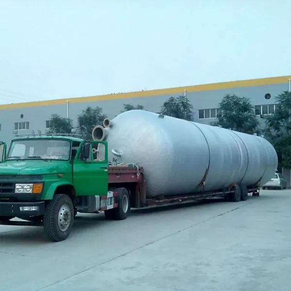 Custom Filament Wound FRP Fiberglass Tank for Chemical Pickling Workshop Acid Liquid Storage photo-5