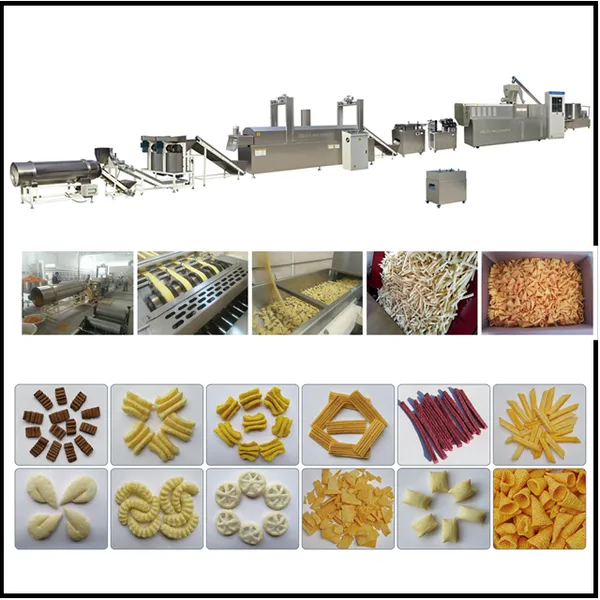 Jinan DG Automatic Extruded Fried Snack Food Wheat Flour Bugles Chips Making Machine/Production Line photo-3