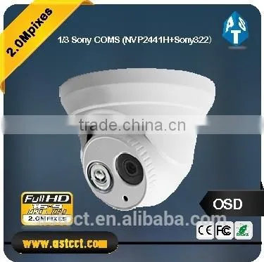 Video Output Sony CMOS Sensor Full HD 1080P Dome Camera Arry Led 2.0MP AHD Color IR Dome Camera CCTV China Suppliers