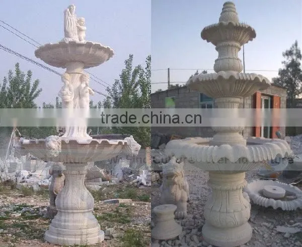 Artificial Landscape Round Stone Waterfall Fountain for Garden photo-4