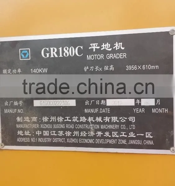 Used Motor Grader XCMG GR180 GR190 140H 140G 16G 16H 12G Motor Grader photo-5