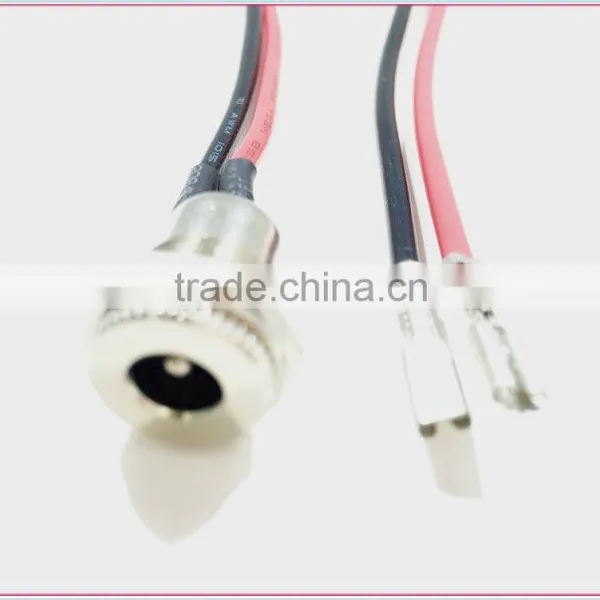UL Red and Black Electrical Wire Solder DC Jack 22 Cable Assembly photo-4