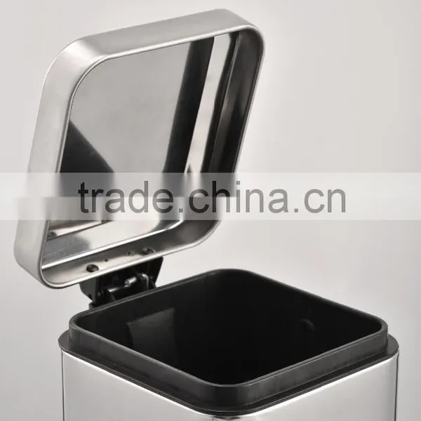 6L Stainless Steel Pedal Bin Garbage Bin photo-2