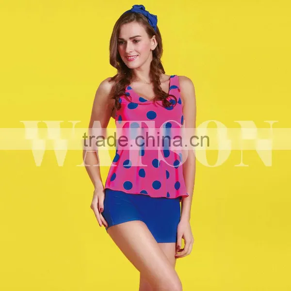 Printig Material Lady's Tankini Bathing Suits