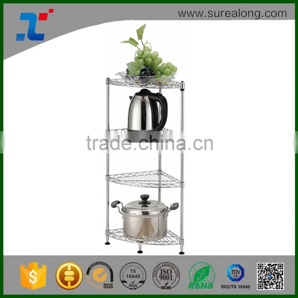 Easy to Assemble Steel Chrome Metal Shelving photo-5