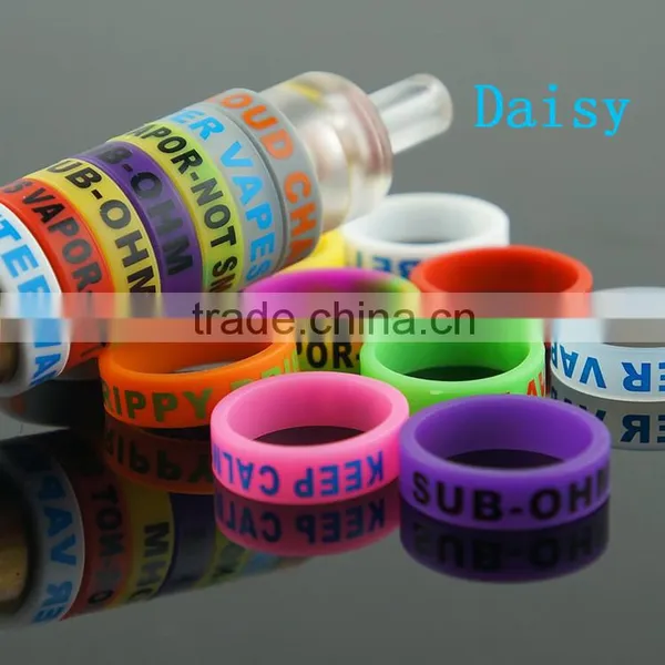 2015 New Design Best Selling Products Silicone Vape Band for Eicg Atomizer, Tank Mod, Silicone Vape Band for Christmas Stocking photo-3
