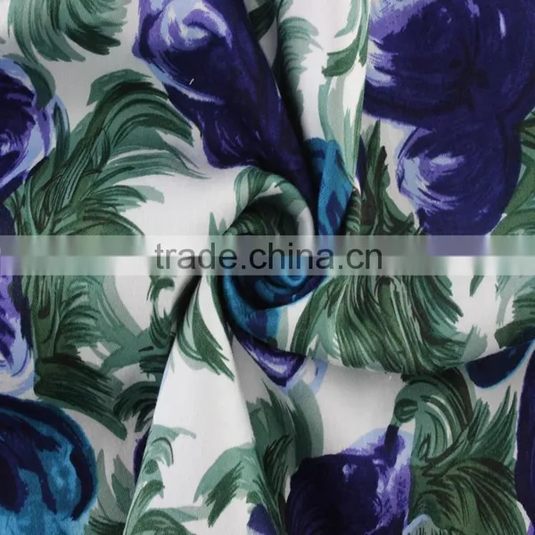 Beaulty Flower Design Printed 100% Cotton Fabric for Bulk Wholesale Clothing photo-4