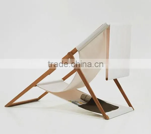 XZ Shape Outdoor Wooden Folding Beach Chair photo-2