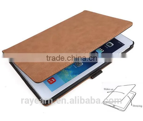 Fashionable Leather PU Case For Tablet PC Triple Folding Stand Case photo-4