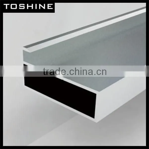 2014 Hot Sale High Quality Clear Anodized Wardrobe Aluminum Profile photo-2