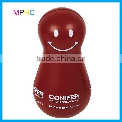 Advertising Magnetic PU Foam Antistress Tumbler Stress Ball