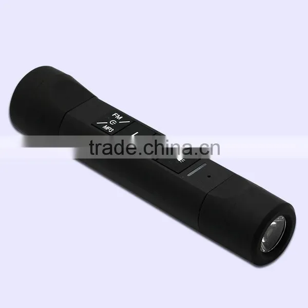 4in1Multifunction Music Torch Mini Speaker 2200mah Flashlight Torch With Power Bank photo-3