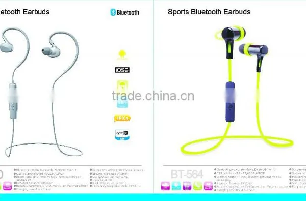 2016 Newest Noise Cancelling Sports Bluetooth Earbuds Colorful Earphone Bluetooth Koppo Mini Wireless Bluetooth Earphone photo-3
