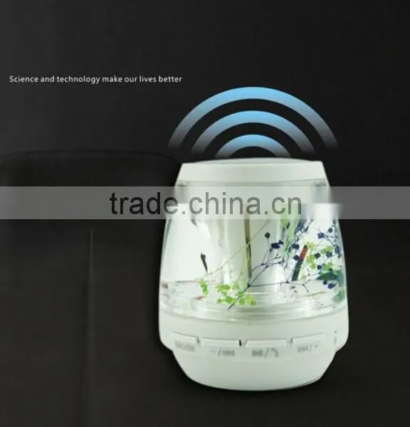 New Arrivel LED TF Card Slot and Hand-free Calls Support Liquid Bluetooth Speaker photo-4