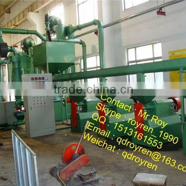 Automatic Waste Tire Recycling Line Automatic Rubber Tire Crushing Machinery photo-2