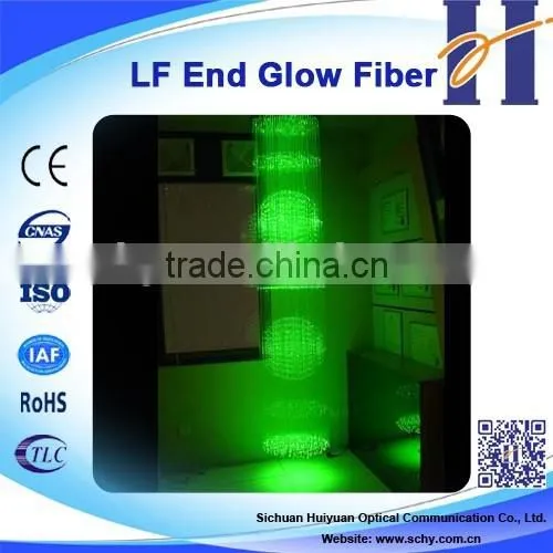 Transparent End Glow Fiber Plastic Optic Fiber Cable photo-4
