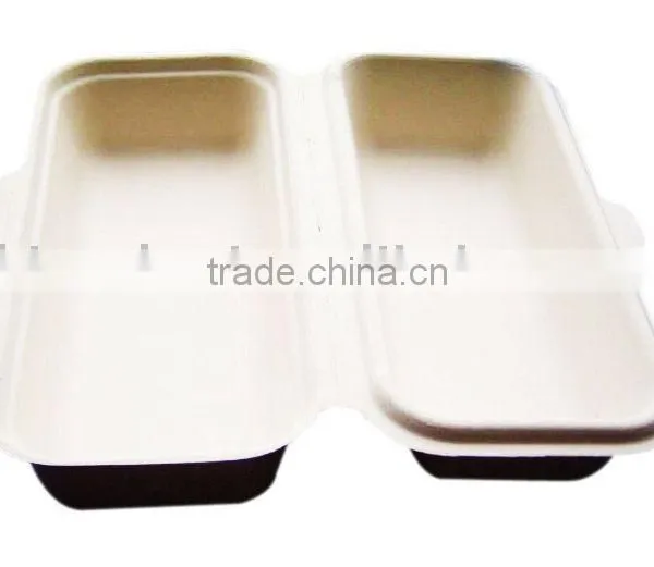 Biodegradable Tray/hot Dog Plate Made of Sugarcane