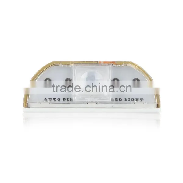 Auto PIR Door Keyhole Motion Sensor Detector LED Night Lights Lamp (Powered by AA Battery) White/Silver/Gold For Choice photo-6