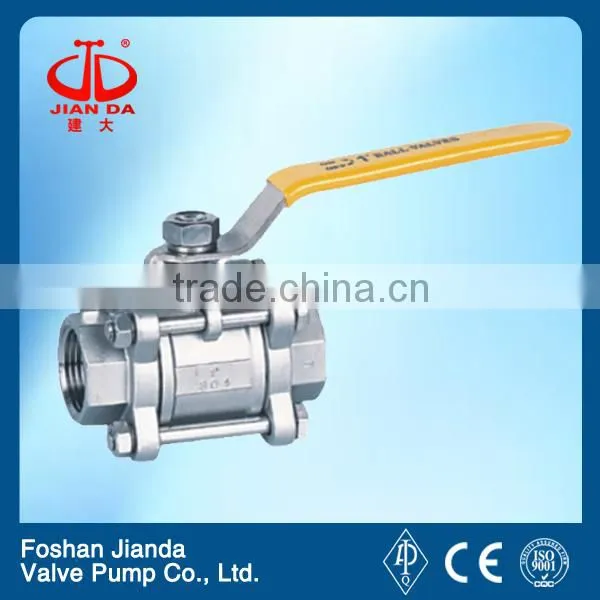 China Professional Manufacturer Of 1PC/2PC/3PC WOG Sanitary Stainless Steel Screwed Ball Valve photo-3