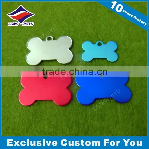Bone Shape Dogtag Custom Metal Pet Tag With Chain photo-4