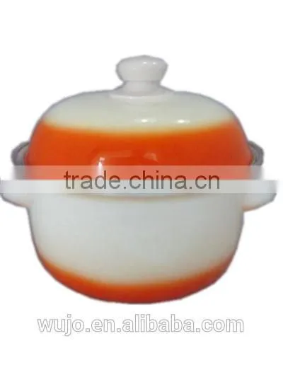 Color Enameled Casserole