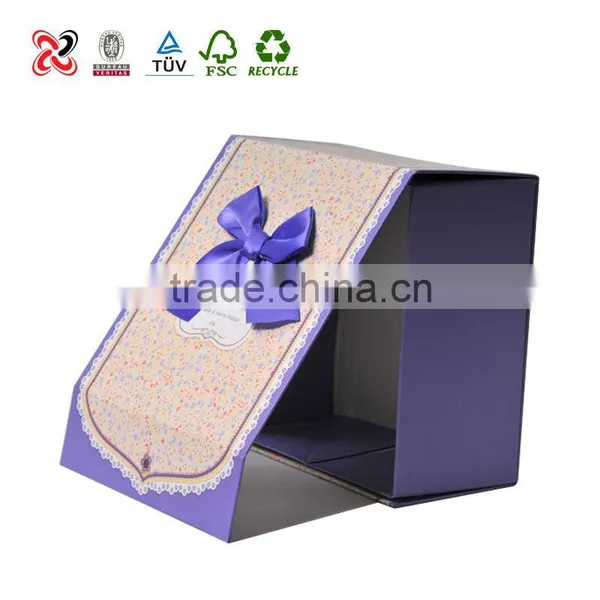 Factory Price Beautiful Handmade Folding Box Board Paper photo-2