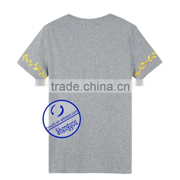 Wholesale Mens Embroidered Tshirts With Custom Design photo-2