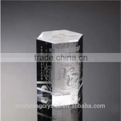 K9 Chandelier Glass Triangular Engraved Crystal Prism photo-3