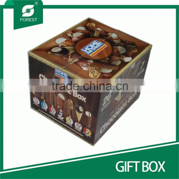 PRINTED CARDBOARD GIFT BOX PACKING CHOCOLATED photo-5