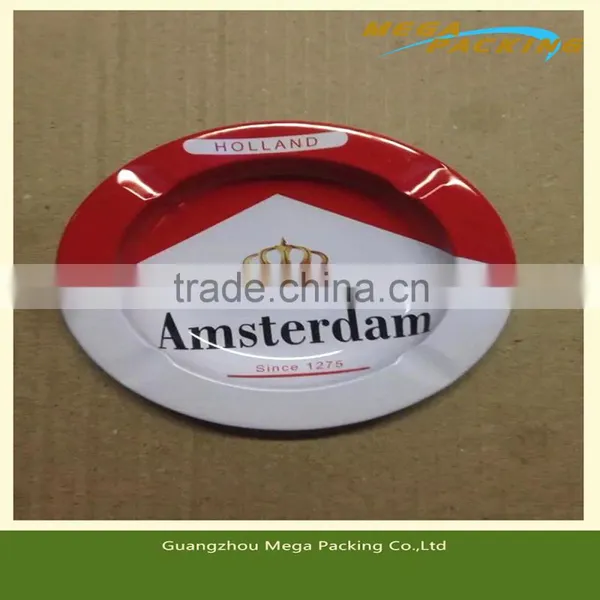 Promotion Custom Metal Tin Mini Portable Ashtray photo-2
