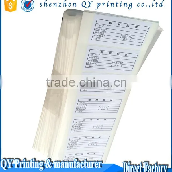 2016 New High Quality Self Adhesive Paper Packaging Label,Paper Printed Packaging Label,Packaging Label and Barcode Label