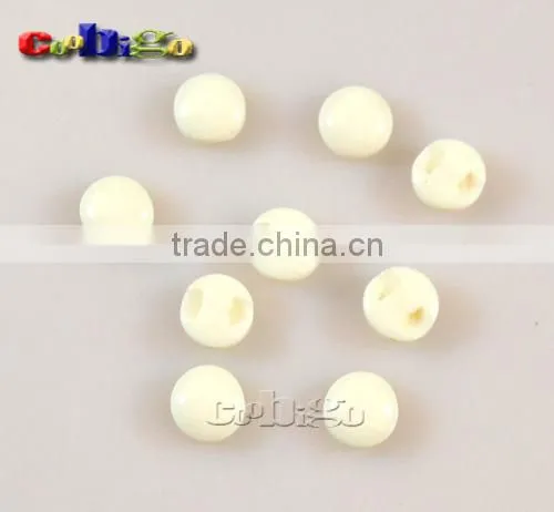 11mm(18L) Black/White Fashion Resin Tunnel Buttons Sewing Craft DIY Accessories For Bag Shoe Garment #FLN009-11 photo-3