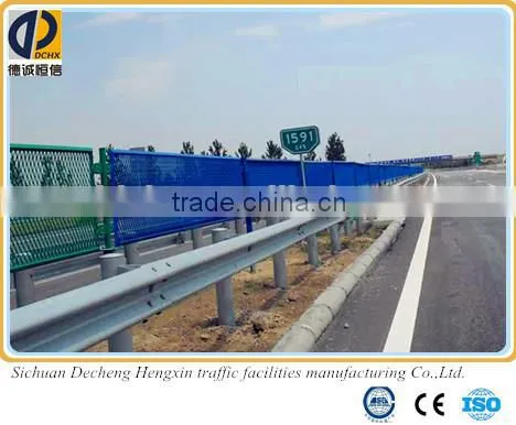 Traffic Facilities Hot Rolled Zinc Coating Steel Highway Guardrail
