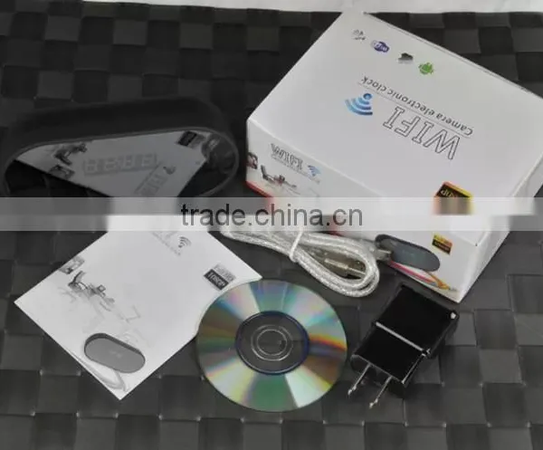 2015 New Model Hidden Camera With Night Vision And 1080P Bedroom Decoration Hidden Clock Camera photo-3