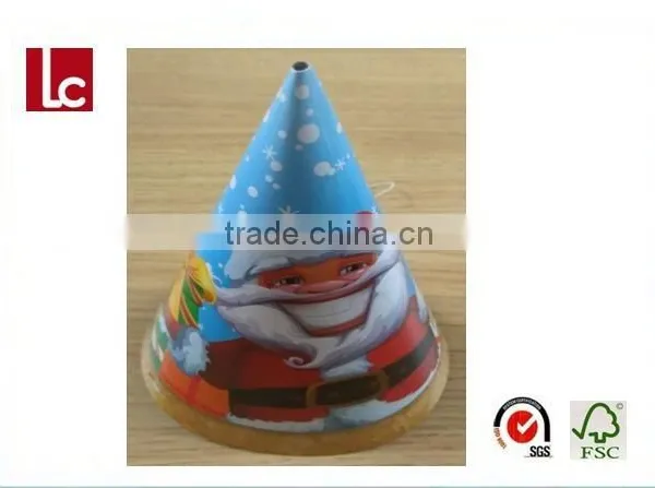 Eco-Friendly Custom Disposable 100% Paper Party Hat for Christmas Party