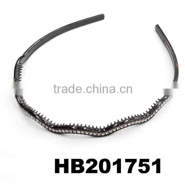 Bulk Cheap Wholesale Rhinestone Plastic Headbands With Teeth photo-4