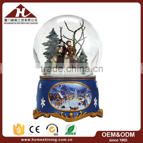 Zinc Galvanization Silver Forest Tree Snow Globe Supplier's Choice photo-2