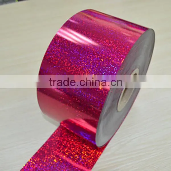 Fuchsia Sands Pattern Holographic Film
