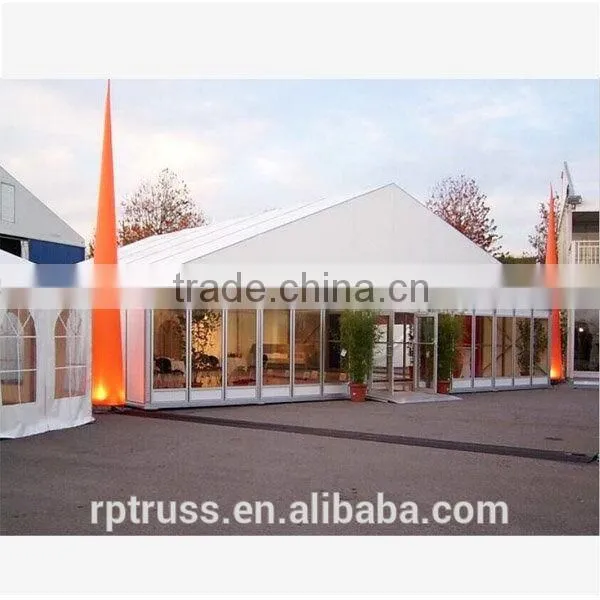 Hot Sale 18mx30m Aluminum Frame PVC Tent With Glass Side Wall photo-2