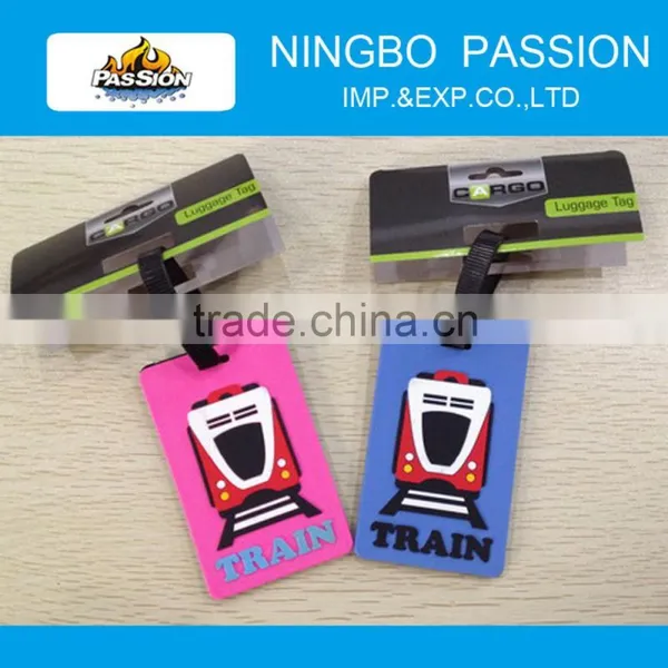 PVC Train Luggage Tag / Identification Tag