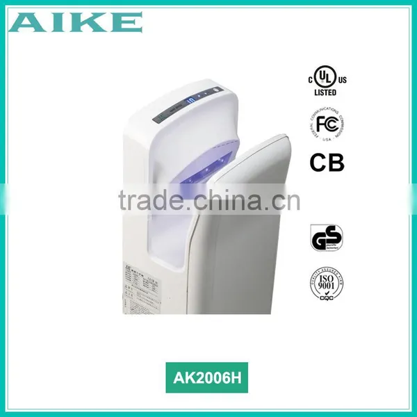 UL RoHS CE Energy Save ABS Sensor High Speed Strong Jet Air Hand Dryer for Toilet photo-5